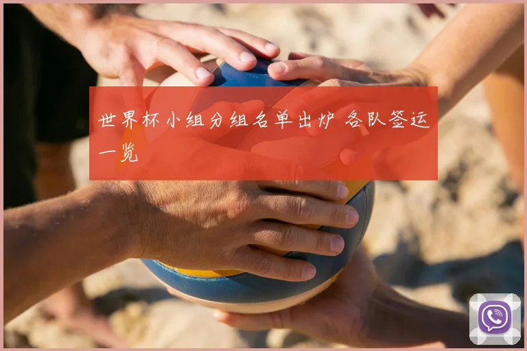 世界杯小组分组名单出炉 各队签运一览